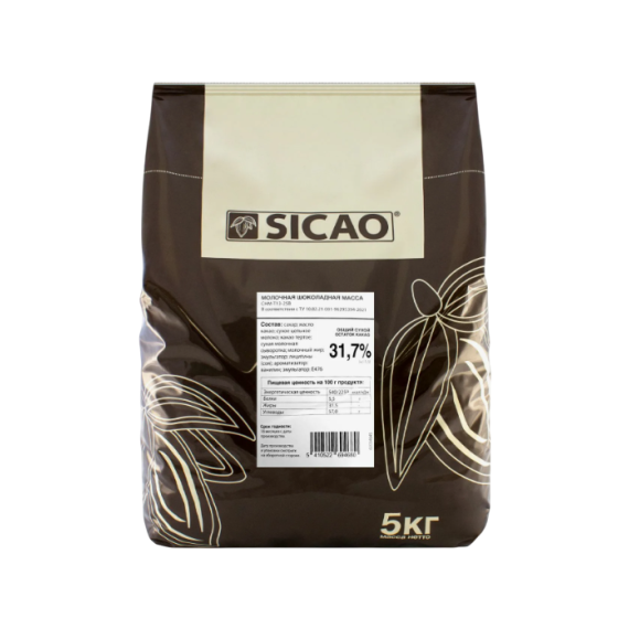 Шоколад SICAO CHM-T13-25B молочный 30-33%