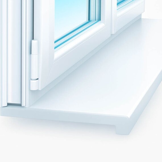 Подоконник ПВХ белый 6000*200*20 мм