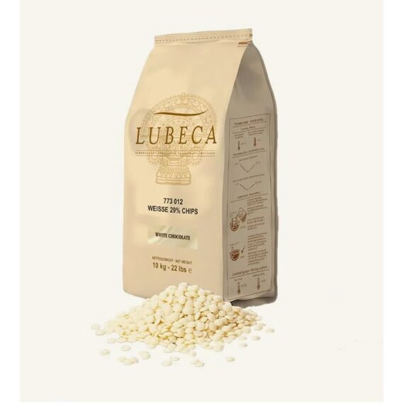 Шоколад белый LUBECA 33% – 2,5кг