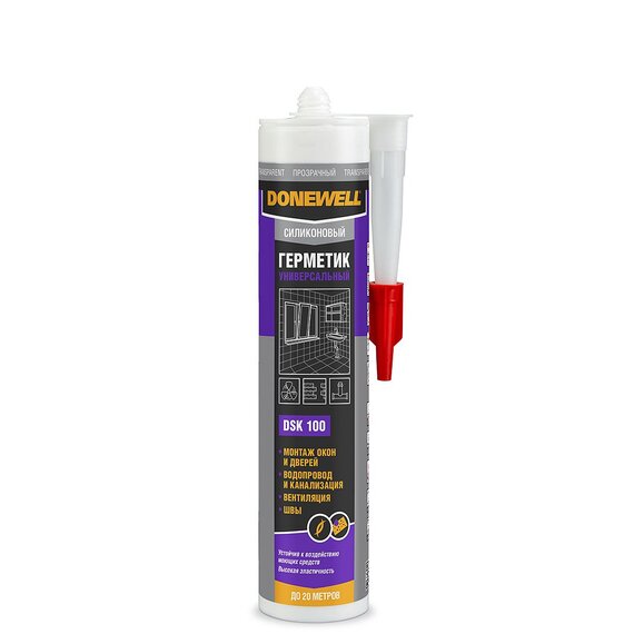Герметик силиконовый универсальный DONEWELL DSSIL260U-X