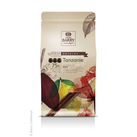 Шоколад горький CACAO BARRY TANZANIE – 200 г