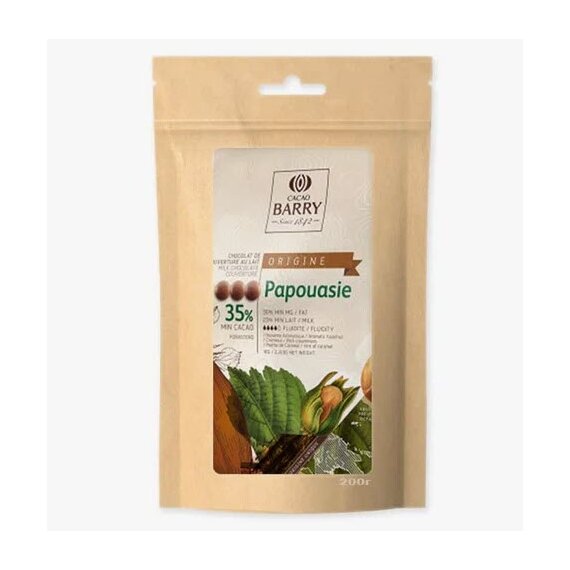 Шоколад молочный CACAO BARRY PAPOUASIE 200г