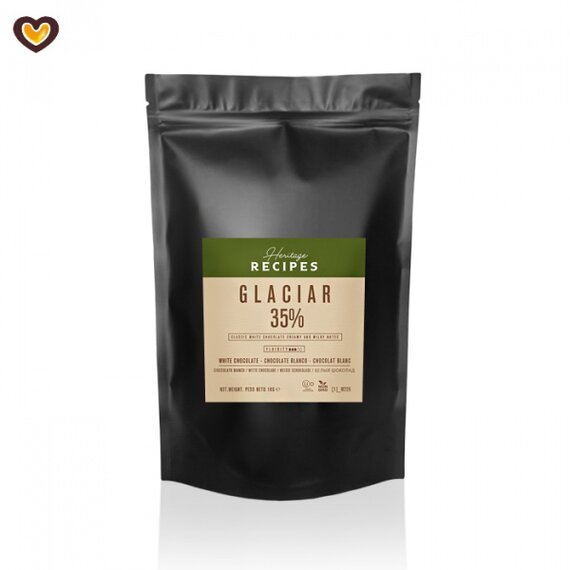 Шоколад белый LUKER GLACIAR 35% пак 1 кг