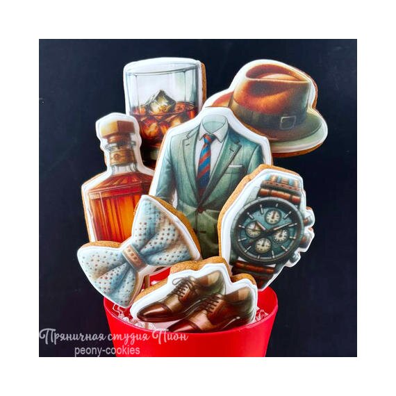 Букет из пряников на 23 февраля Джентельмен