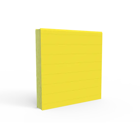 Стеновая сэндвич-панель 120 мм с покрытием RAL цинково-желтый