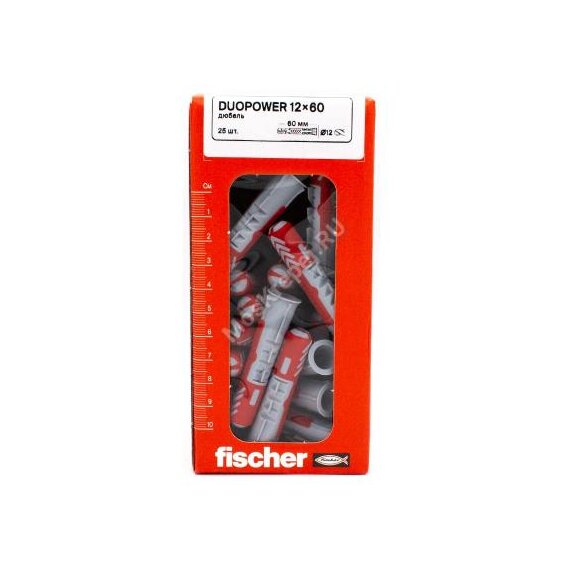 Дюбель FISCHER DUOPOWER 12X60 универсальный