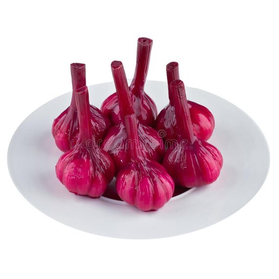 Чеснок соленый красный