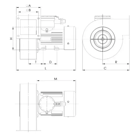 Взрывозащищенный вентилятор