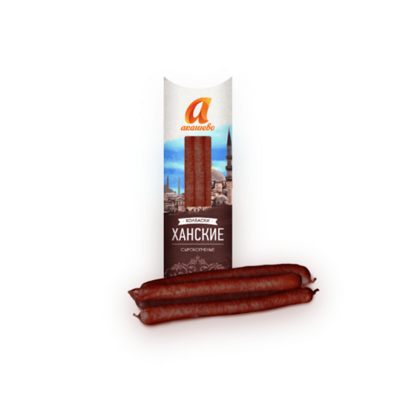 Колбаски сырокопченые Ханские