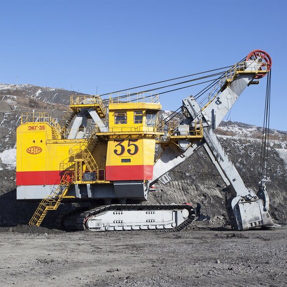 Электрический карьерный экскаватор ЭКГ-35