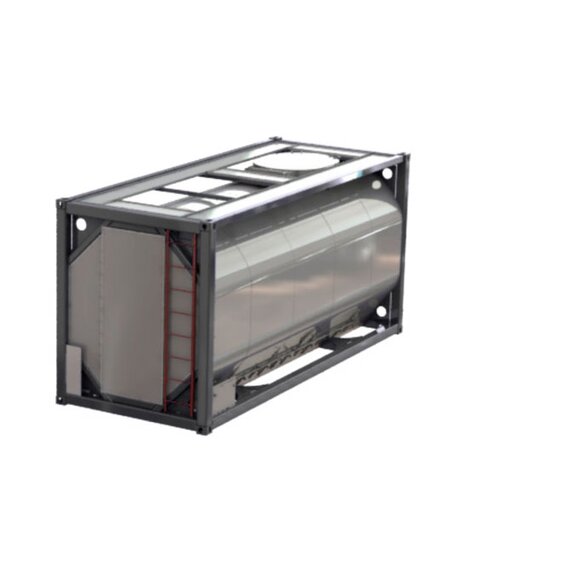 Контейнер-цистерна для перевозки жидкого пека