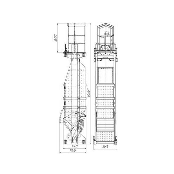 Скипы шахтные типа «Витязь» с пневморазгрузкой