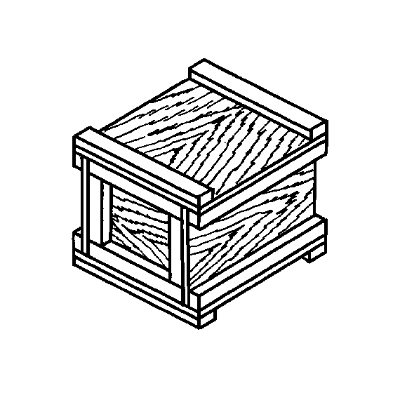 Ящик из фанеры тип II-1 до 25 кг ГОСТ 5959-80