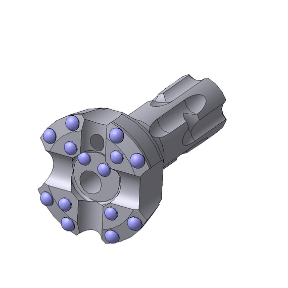 КНШ-110П.21.101, буровая коронка для пневмоударника