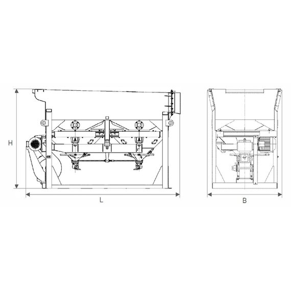 Машина отсадочная диафрагмовая с неподвижным решетом мод-1м1