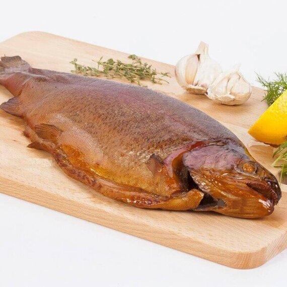 Форель горячего копчения, целая и/или кусок