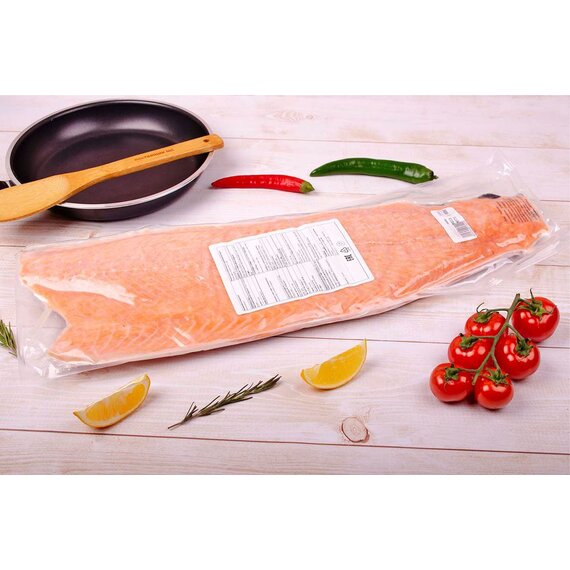 Сёмга филе без костей с/м в/у 1,3-2 кг (разделка TRIM-D, Чили)