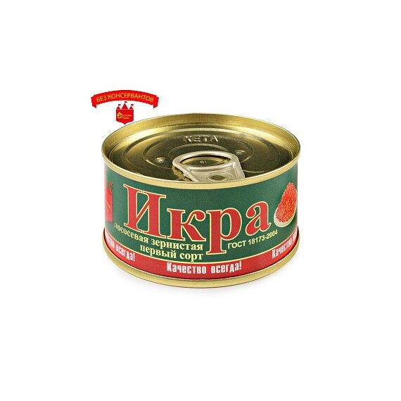 Икра лососевая (кета) 140 гр.