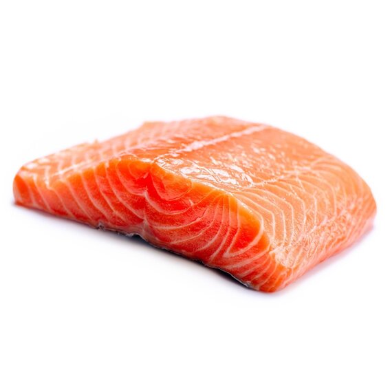 Лосось (сёмга) филе-кусок слабосоленый, на коже, без кости, SKIN-упаковка, 200 г