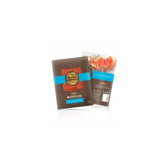 Форель ломтики, слабосоленая