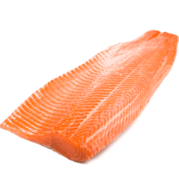 Лосось (сёмга) филе на коже ТРИМ-D охлажденное, размер 1.5–1.9 кг, в/у, сырье из Мурманска