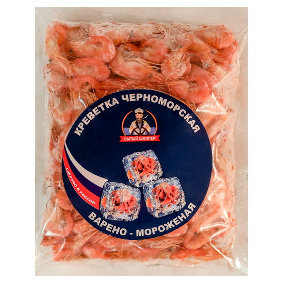 Варено-мороженная черноморская креветка