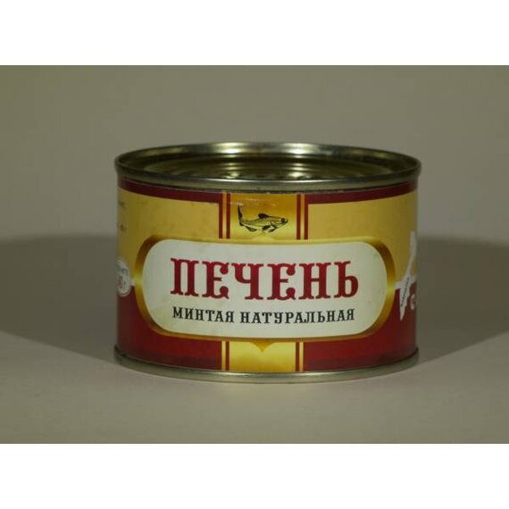 Печень минтая натуральная (240гр.)