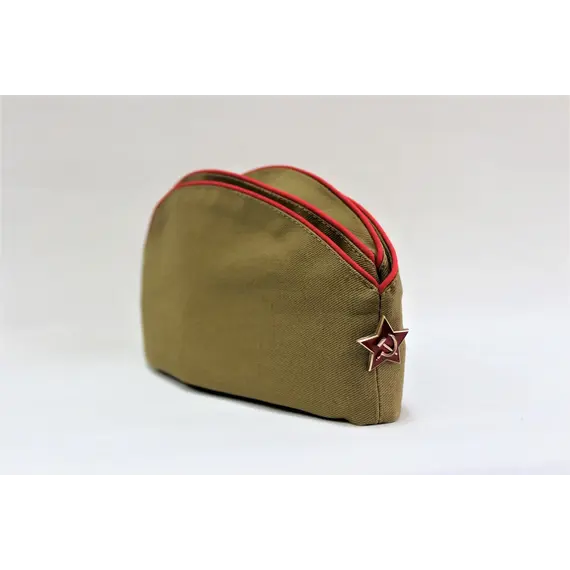 Пилотка офицерская с красным кантом