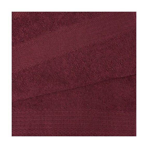 Махровое полотенце г/к ВВ, 375 гр/м2 Темный бордовый