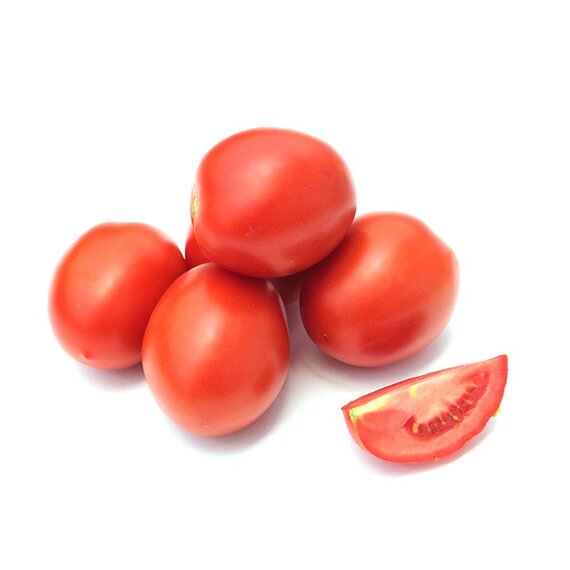 Красный томат сливовидный