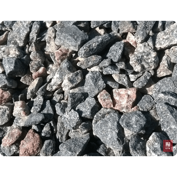 Гранитный щебень 25-60 мм