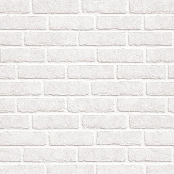 Панель декоративная матовая 2440х600х4 мм Кирпич белый PM 001 (кухонный фартук МДФ)