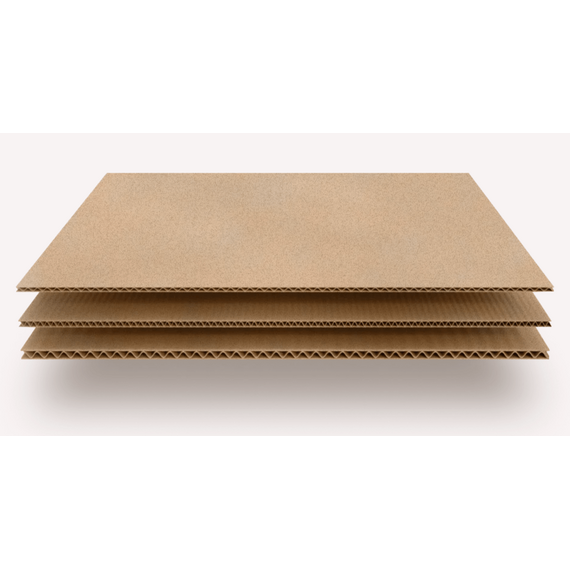 Трехслойный гофрокартон