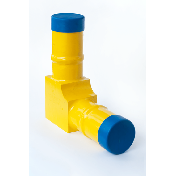 Угольник с приварными патрубками