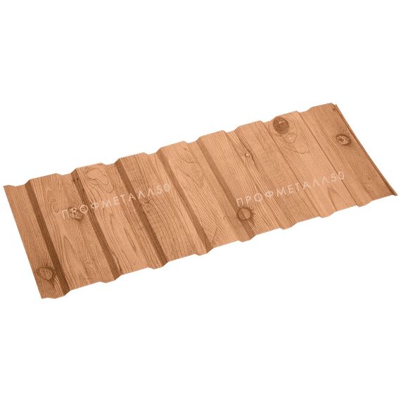 Профнастил принтек НС20: ОРЕХ 0,45 ММ