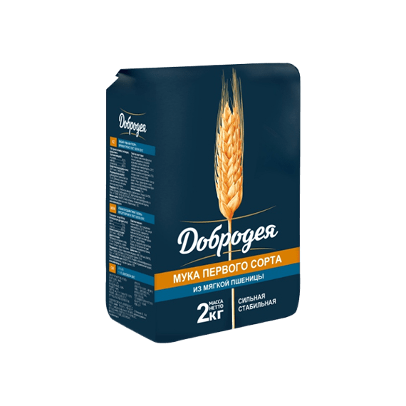Мука «ДОБРОДЕЯ» Пшеничная хлебопекарная, первый сорт
