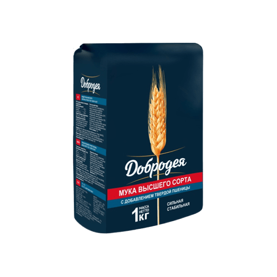 Мука «ДОБРОДЕЯ» Пшеничная хлебопекарная, высший сорт