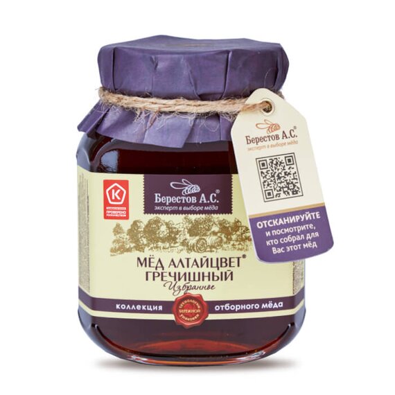 Мёд натуральный Алтайцвет «Гречишный»