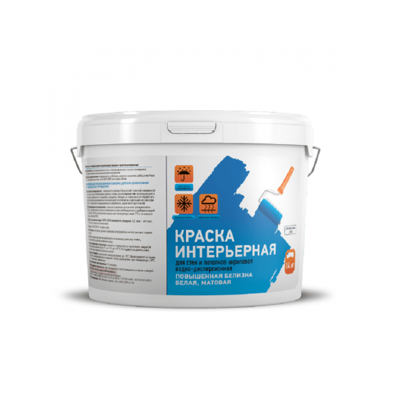Краска интерьерная акриловая