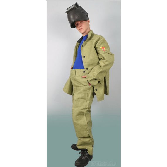 Костюм сварщика брезентовый, одежда специализированная