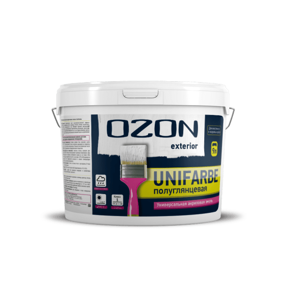 Краска эмалевая для наружных работ по дереву