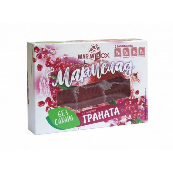 Мармелад желейный формовой на фруктозе "Со вкусом граната"