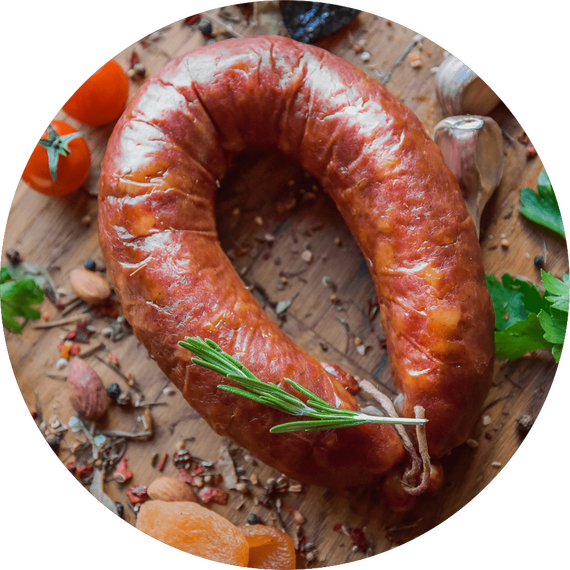 Колбасы полукопченые и варено-копченые