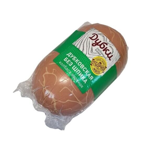 Колбаса Дубковская без шпика ТМ Дубки, 1 кг в/у