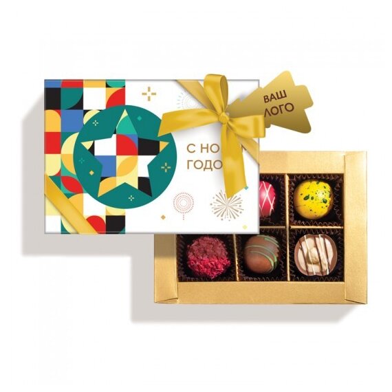 Шоколадный набор Ручные конфеты Ассорти 6 конфет "ДУТ-6"