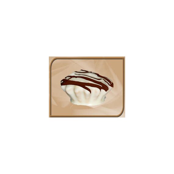 Печенье в шоколаде и белой глазури