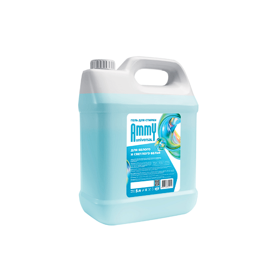 Гель для стирки "AMMY UNIVERSAL" для белого и светлого белья 5 л