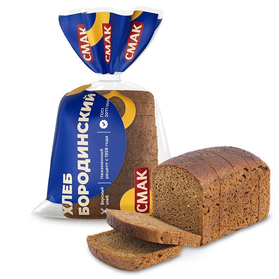 Хлеб Бородинский нарезанный