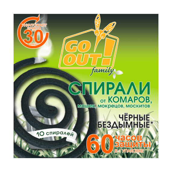 Спирали от летающих насекомых