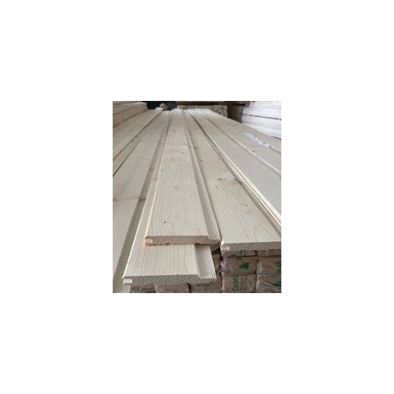 Вагонка, профиль евро породный состав древесины: ель 12,5/90